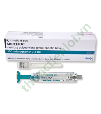 Thuốc tiêm Mircera 100Mcg/0.3ml đièu trị thiếu máu