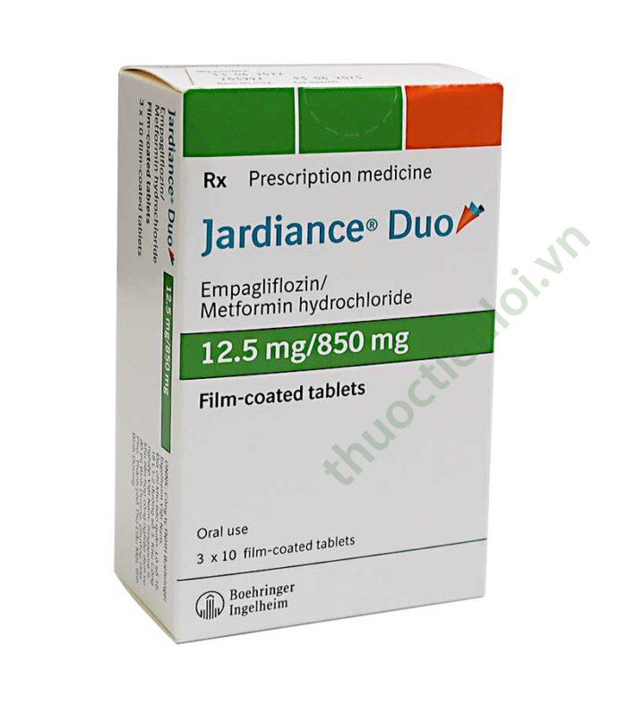 Jardiance Duo 12.5 mg/850mg - Kiểm soát đường huyết hiệu quả