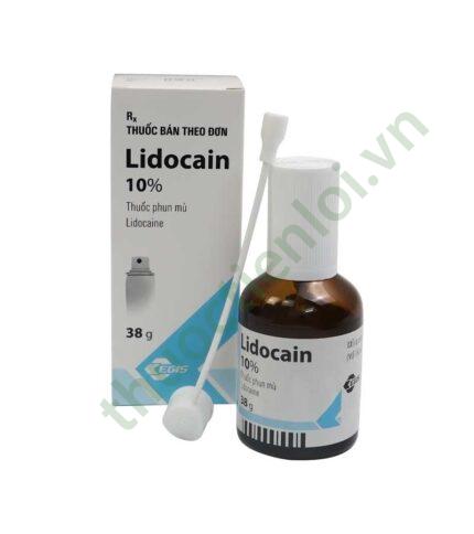 Lidocain 10% EGIS - Gây tê tại chỗ