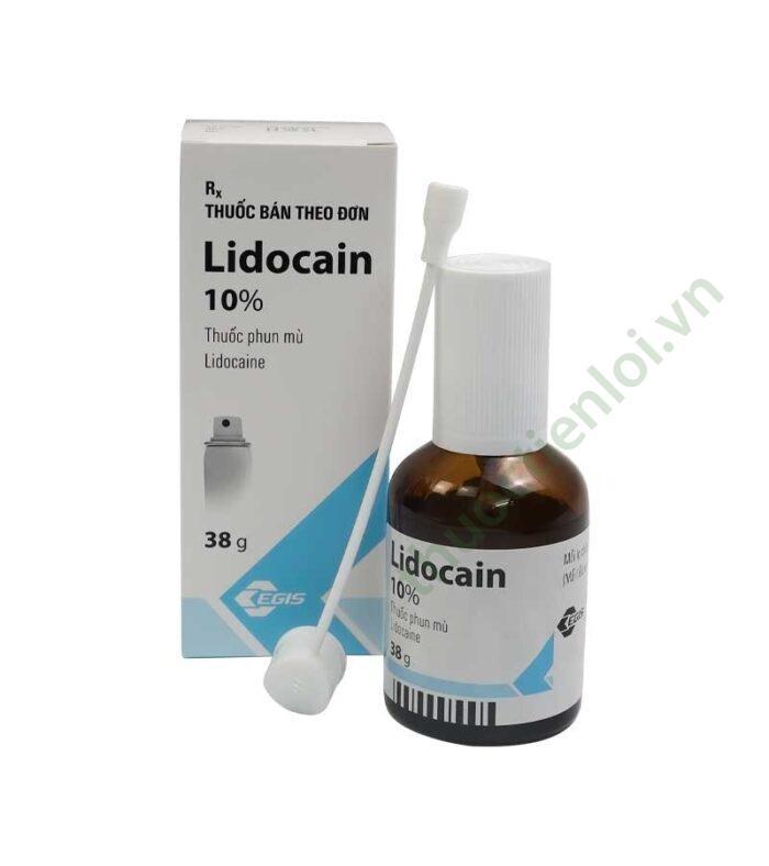 Lidocain 10% EGIS - Gây tê tại chỗ