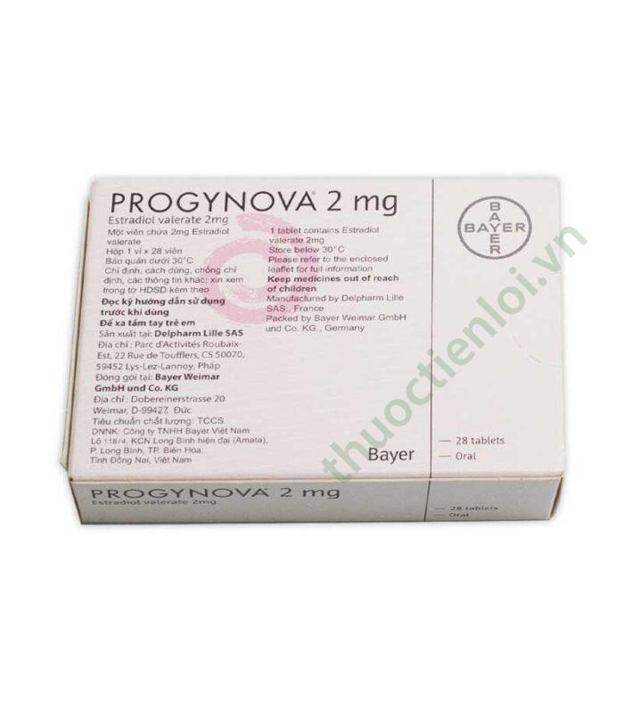 Thuốc điều trị thay thế hormon Progynova 2mg