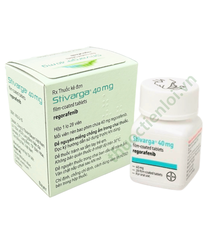 Thuốc điều trị ung thư Thuốc Stivarga 40mg Bayer 28's Đức