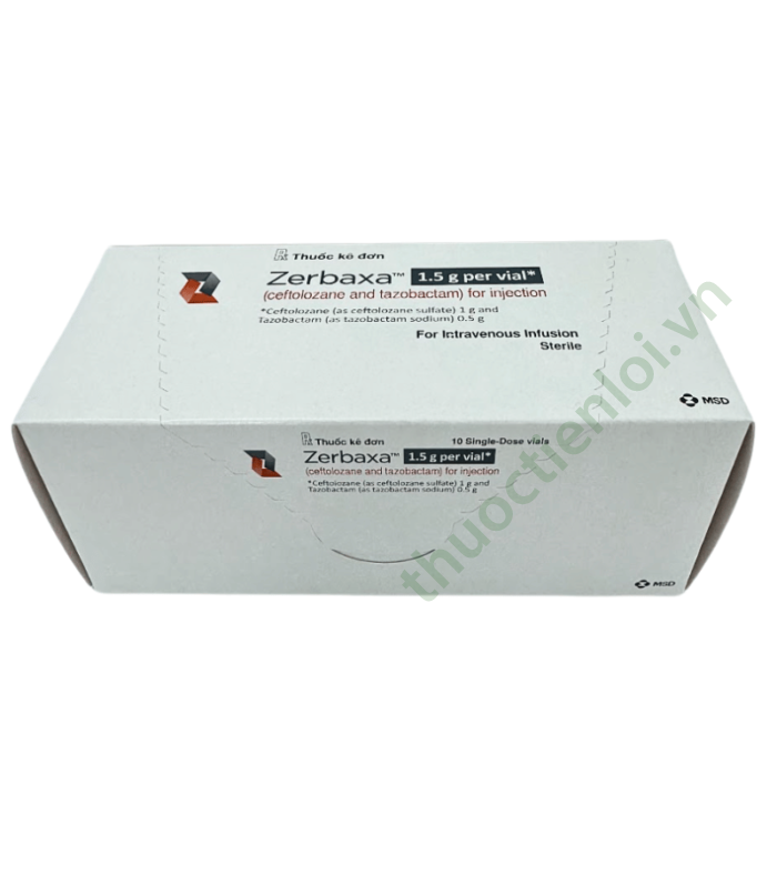Thuốc Zerbaxa 1g/0.5g MSD