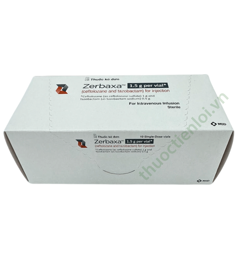Thuốc Zerbaxa 1g0.5g MSD Thuốc Zerbaxa 1g/0.5g MSD