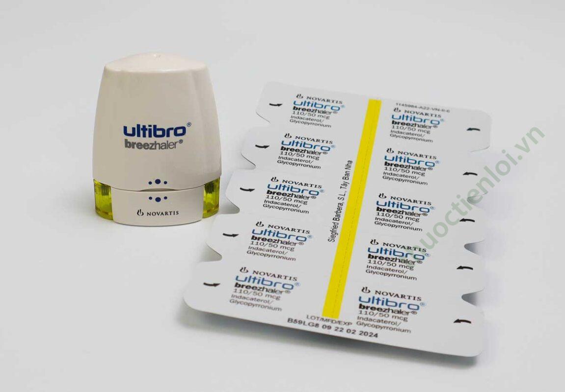 Ultibro Breezhaler 110/50mcg – Thuốc bột dạng hít - Thuốc Tiện Lợi