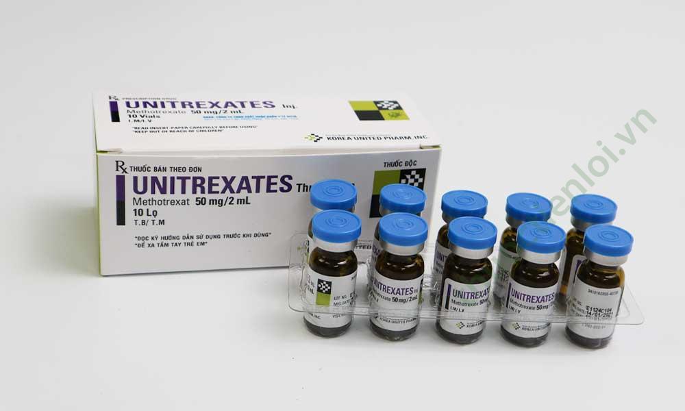 Unitrexates-hop-10-lo-50mg-2mL Thuốc tiêm Unitrexates 50mg/2mL