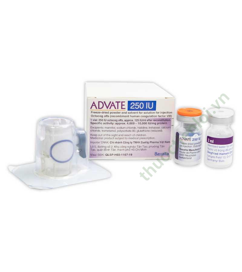 Advate 250IU 2ML Takeda (h/1 lọ) - Thuốc Tiện Lợi