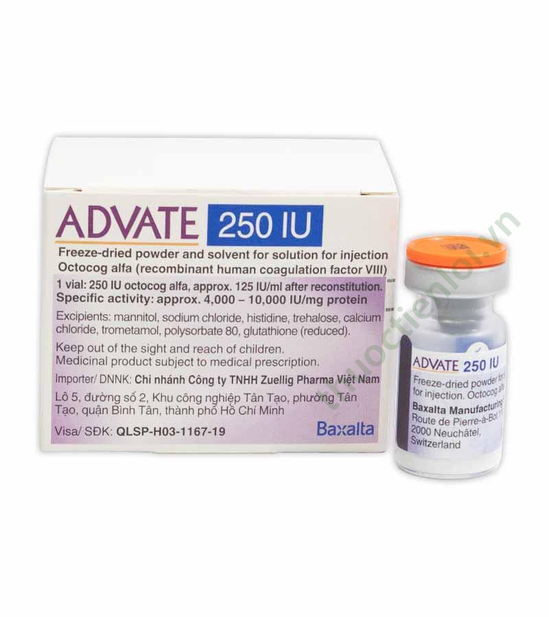 advate-250UI Thuốc Advate 250IU