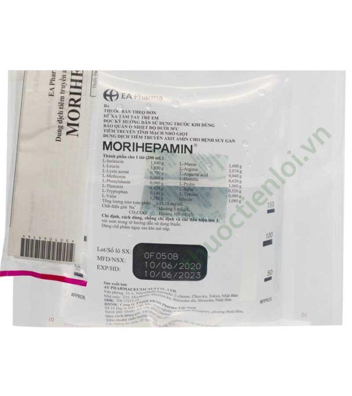 Thành phần của thuốc Morihepamin 200mL