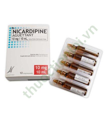 Thuốc Nicardipine Aguettant 100/10ml