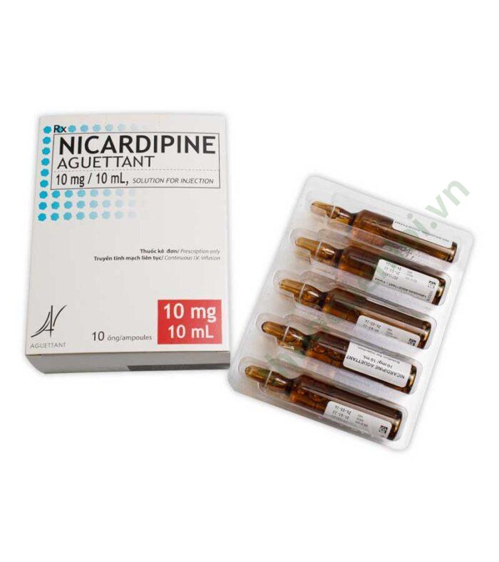Thuốc Nicardipine Aguettant 100/10ml