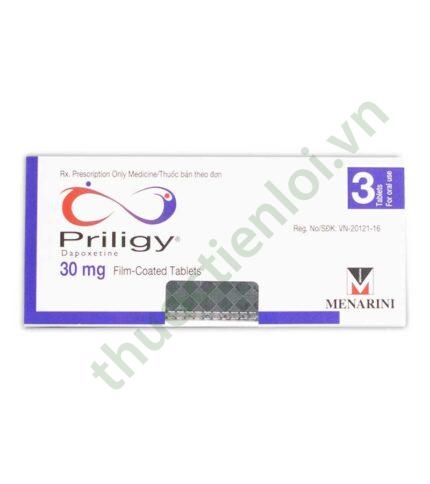 Thuốc điều trị rối loạn cương dương Priligy 30mg