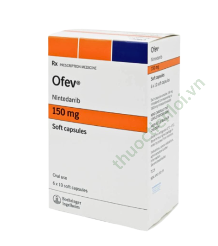 Thuốc Ofev 150Mg Caps h60v điều trị ung thư phổi