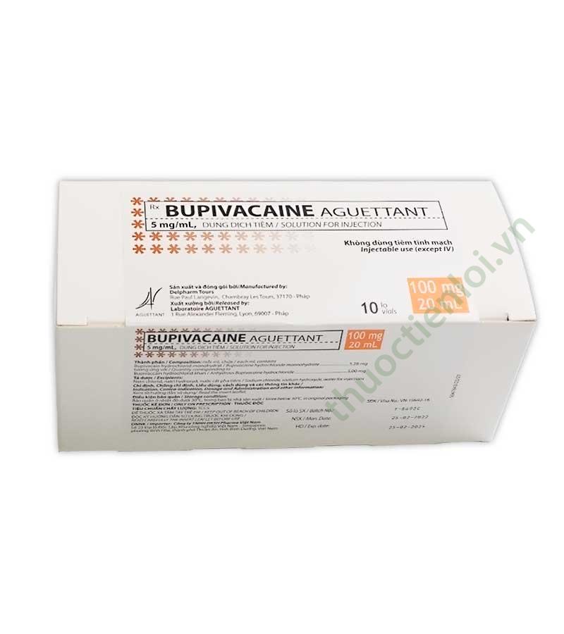 bupivacaine-hop-10-lo Thuốc Bupivacaine Aguttant hộp 10 lọ