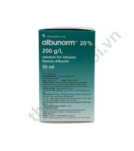 Human Albumin Octapharma - Albunorm 20%