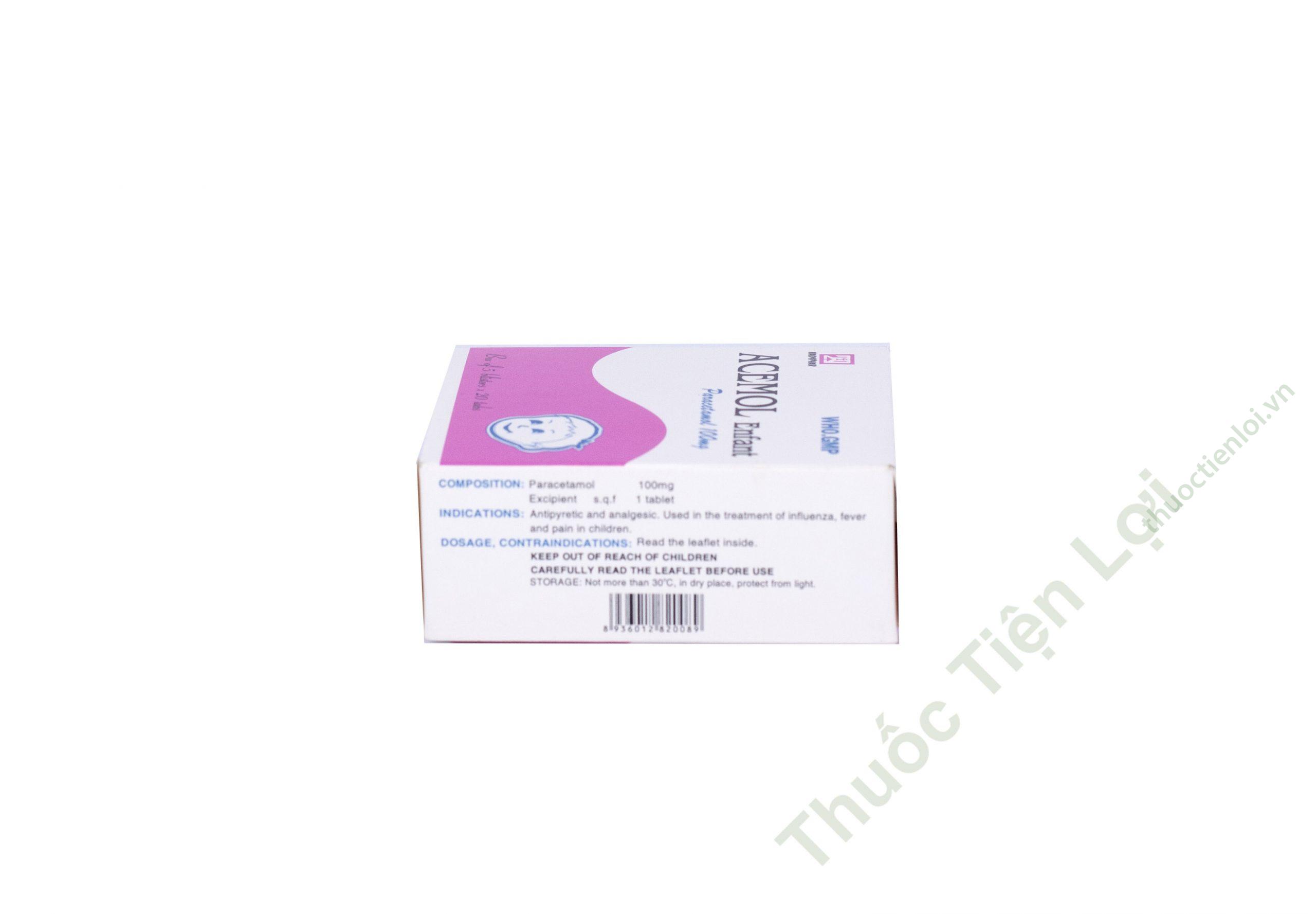 Acemol Enfant - Nadyphar (H/100V) 1 Acemol Enfant - Nadyphar (H/100V)