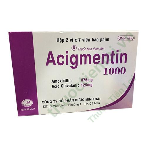 Acigmentin 1G Minh Hải (H/14V) 1 Acigmentin 1G Minh Hải (H/14V)
