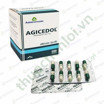 Agicedol Paracetamol 500Mg Agimexpharm (H/100V) 1 Agicedol Paracetamol 500Mg Agimexpharm (H/100V)