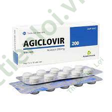 Agiclovir Aciclovir 200Mg Agimexpharm (H/20V) 1 Agiclovir Aciclovir 200Mg Agimexpharm (H/20V)