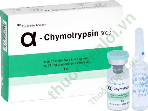 Alphachymotrypsin 5000 Kabi Inj (H/3Lo) 1 Alphachymotrypsin 5000 Kabi Inj (H/3Lo)