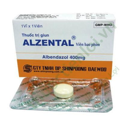 Alzental Albendazol 400Mg - Daewoo (H/1V)