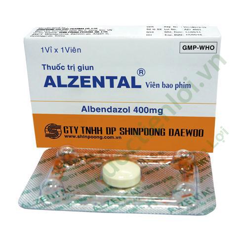 Alzental Albendazol 400Mg - Daewoo (H/1V) 1 Alzental Albendazol 400Mg - Daewoo (H/1V)