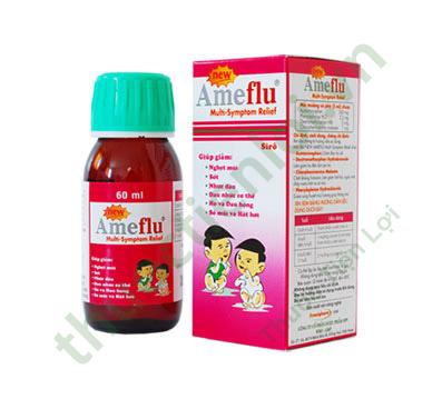 Ameflu Multisymptom (Đa Triệu Chứng) Hương Dâu Syrup OPV (C/60ML) 1 Ameflu Multisymptom (Đa Triệu Chứng) Hương Dâu Syrup OPV (C/60ML)