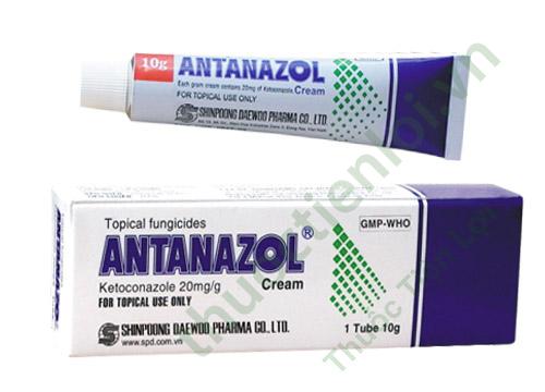 Antanazol Ketoconazol 20Mg/G - Shinpoong (T/10Gr) 1 Antanazol Ketoconazol 20Mg/G - Shinpoong (T/10Gr)