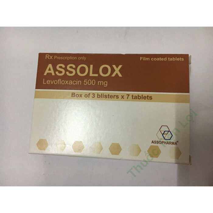 Assolox Levofloxacin 500Mg Asso Pharm (H/21V)