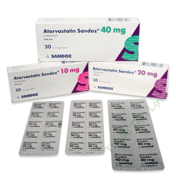 Atorvastatine 40Mg Sandoz (H/30V)