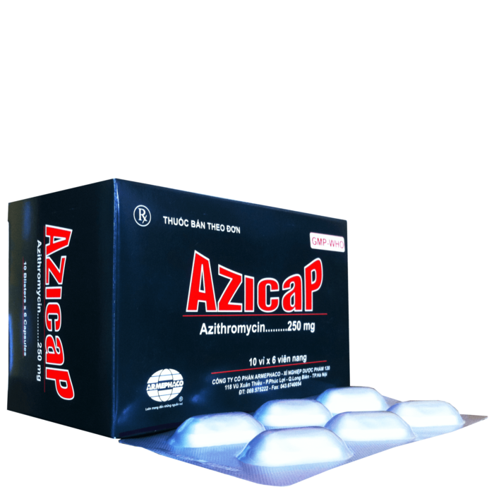 Azicap Azithromycin 250Mg Armephaco h/60v