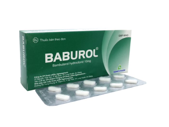 Baburol Bambuterol 10Mg - Agimexpharm (h/30v)