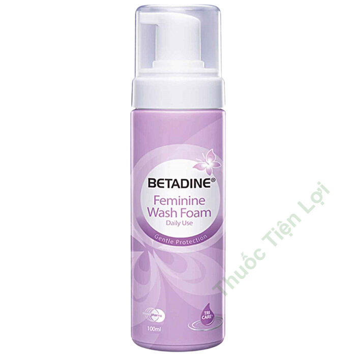 Betadine Feminine Wash Foam 100ML - Bọt Vệ Sinh Phụ Nữ Hàng Ngày