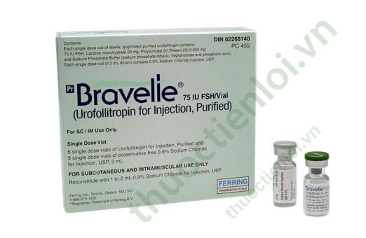 bravelle_pwd._inj._75iu_fsh_vial.jpg Bravelle Pwd. Inj. 75IU Fsh/Vial H/10 - Ảnh 1