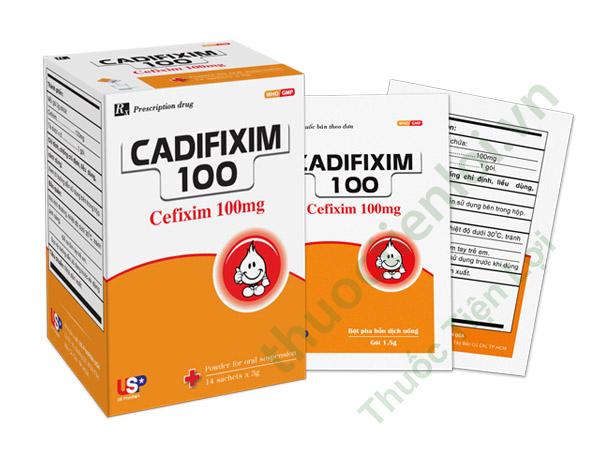 Cadifixim Cefixim 100Mg USP (H/14Gói) 1 Cadifixim Cefixim 100Mg USP (H/14Gói)
