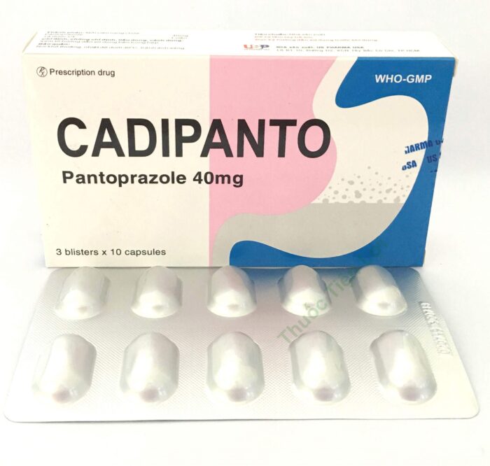 Cadipanto Pantroprazole 40Mg USP (H/30V)