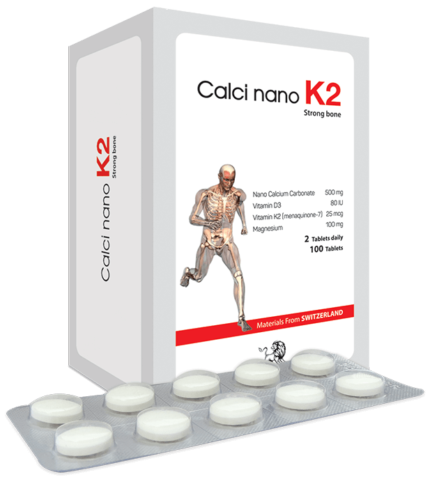 Calci Nano K2 Strong Bone Mediphar Usa (h/100v)