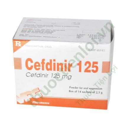 Cefdinir 125Mg Pharimexco (H/14G/2.5Gr)
