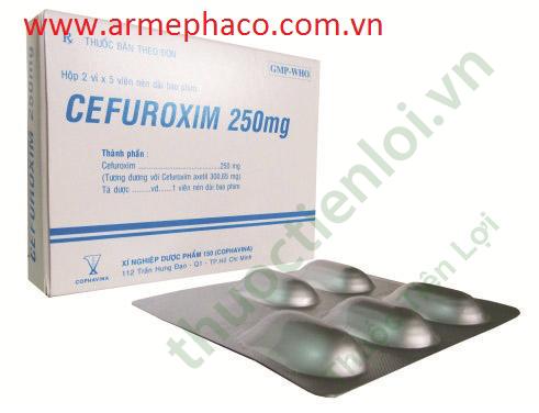 Cefuroxim 250Mg Armephaco(H/10V) 1 Cefuroxim 250Mg Armephaco(H/10V)