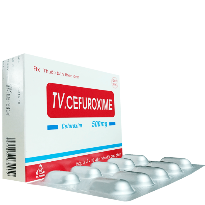 Cefuroxim 500Mg Tv Pharm (h/30v)