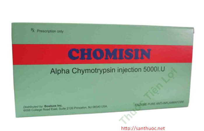 Chomisin Alpha Chymotrypsin 5000I.U - Furen Pharm (H/5L/5O)