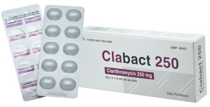 Clabact Clarithromycin 250 Mg DHG (h/20v)