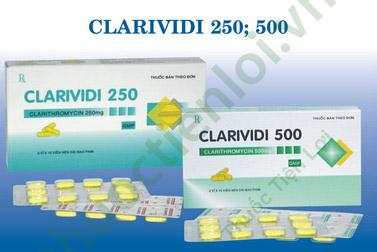Clarividi Clarithromycin 250Mg - Vidipha (H/20V) 1 Clarividi Clarithromycin 250Mg - Vidipha (H/20V)