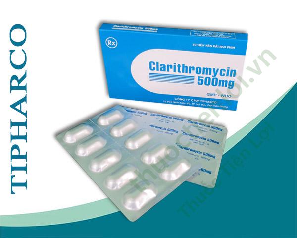 Clarythromycin 500Mg Tiphaco (H/10V) 1 Clarythromycin 500Mg Tiphaco (H/10V)