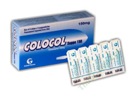Colocol Suppo 150Mg - Sao Kim ( Hộp/ 10 Viên )