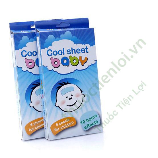 Cool Sheet Baby Dán Hạ Sốt (H/6M) 1 Cool Sheet Baby Dán Hạ Sốt (H/6M)