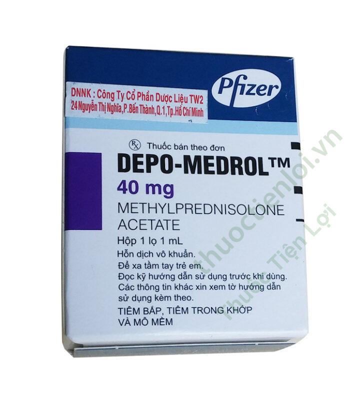 Depo Medrol Inj 40Mg/ML 1ML Pfizer - Thuốc Tiện Lợi