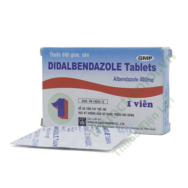 Didalbendazol 400Mg Dang Pharm (H/1V) 1 Didalbendazol 400Mg Dang Pharm (H/1V)