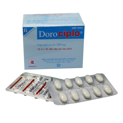 Doro Ciprofloxacin 500Mg Domesco (h/100v)