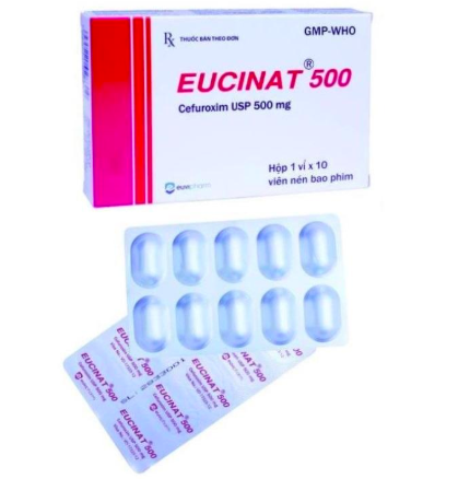 Eucinat Cefuroxim 500Mg - Euvipharm (h/10v)